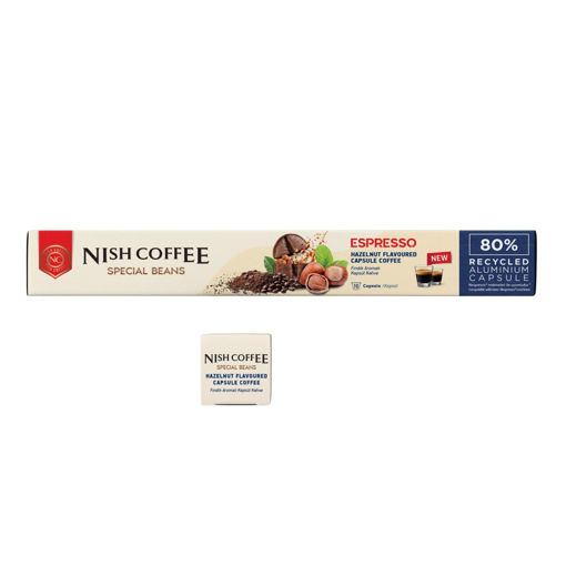 Nish Coffee Fındık Aromalı Kapsül Kahve 55 Gr nin resmi