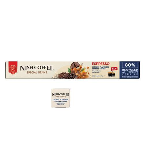 Nish Coffee Karamel Aromalı Kapsül 55 Gr nin resmi