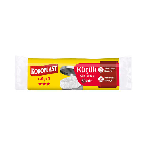 Koroplast Küçük Boy Çöp Torbası 30'lu nin resmi