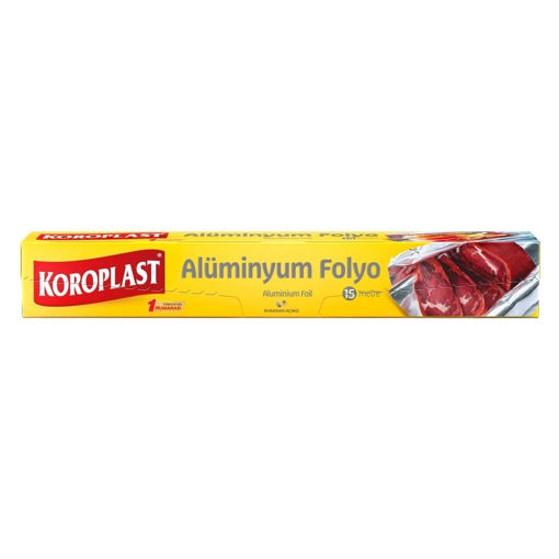 Koroplast Alüminyum Folyo 15 Mt nin resmi