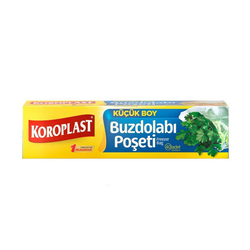 Koroplast Küçük Boy Buzdolabı Poşeti 40'lı nin resmi