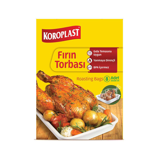 Koroplast Fırın Torbası 25x38 Cm 8 Li nin resmi