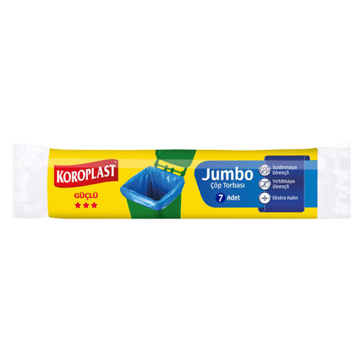 Koroplast Çöp Torbası Jumbo Boy 7'li nin resmi