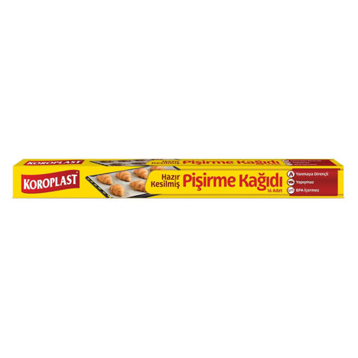 Koroplast Pişirme Kağıdı Hazır Kesilmiş 16'lı nin resmi