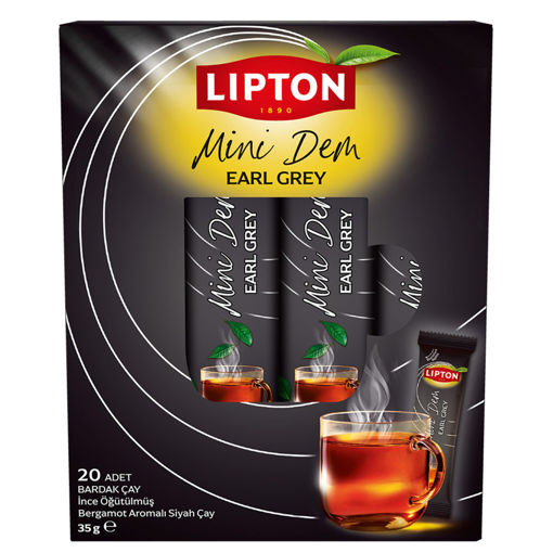 Lipton Mini Dem Early Grey 20'li 35 Gr nin resmi