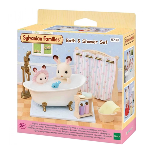 Sylvanian Families Banyo ve Duş Seti nin resmi