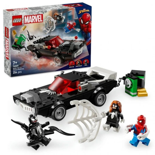 LEGO Marvel Örümcek Adam Venom Arabasına Karşı nin resmi