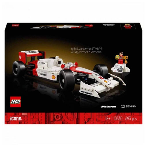 LEGO Icons McLaren MP4/4 ve Ayrton Senna nin resmi