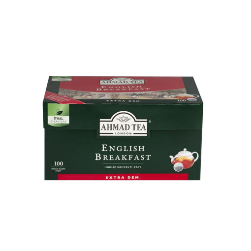 Ahmad Tea English Breakfast Demlik Poşet Çay 100'lü 320 Gr nin resmi