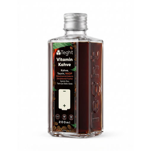 Teght Taurin & NADP Vitamin Kahve 200 Ml nin resmi