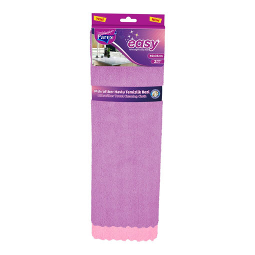 Parex Easy Mikrofiber Temizlik Bezi Açık 2'li nin resmi
