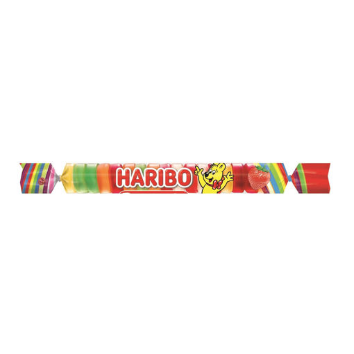 Haribo Mega Roulette Meyve Aromalı Yumuşak Şekerleme 45 Gr nin resmi