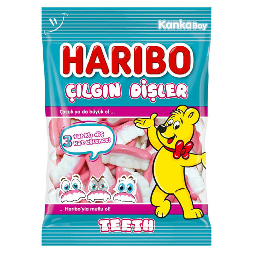 Haribo Çılgın Dişler 80 Gr nin resmi