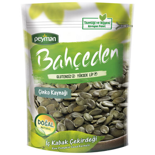 Peyman Bahçeden Çiğ İç Kabak Çekirdeği 150 Gr nin resmi