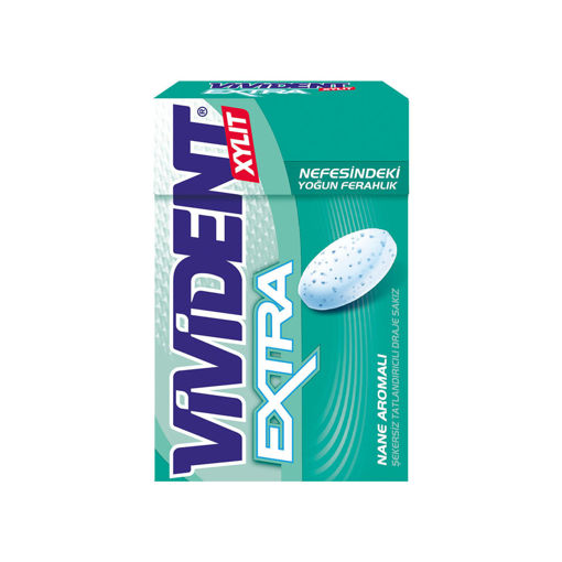 Vivident Ekstra Nane Box Draje Sakız 21 Gr nin resmi