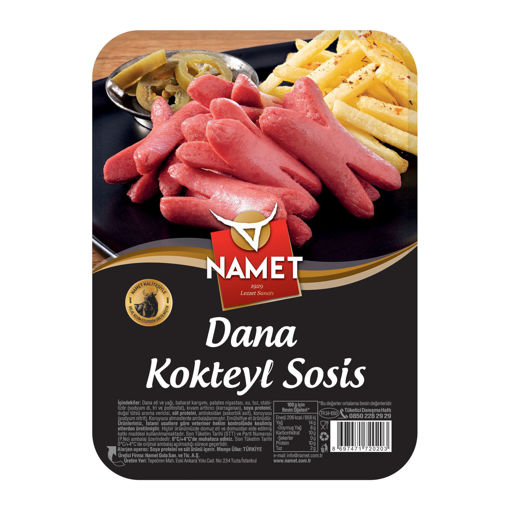 Namet Kokteyl Dana Sosis 200 Gr nin resmi