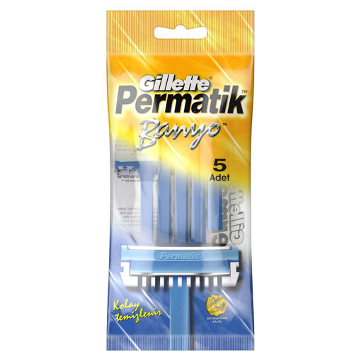 Gillette Permatik Banyo Kullan At Tıraş Bıçağı 5 Adet nin resmi