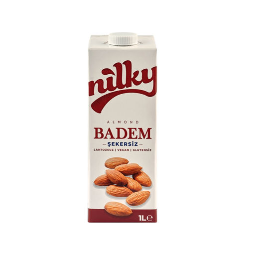 Nilky Bademli Şekersiz İçecek 1 Lt nin resmi
