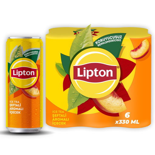 Lipton Ice Tea Şeftali 6 x 330 Ml nin resmi