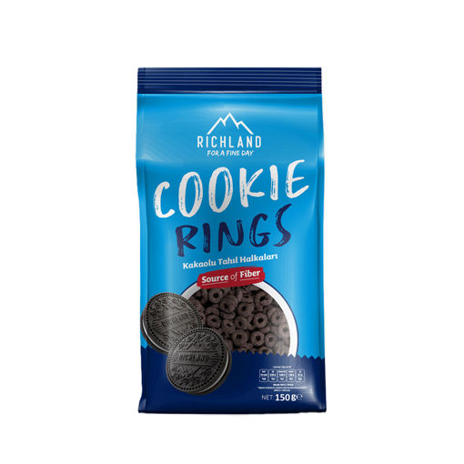 Richland Cookie  Kakaolu Tahıl Halkaları 150 Gr nin resmi