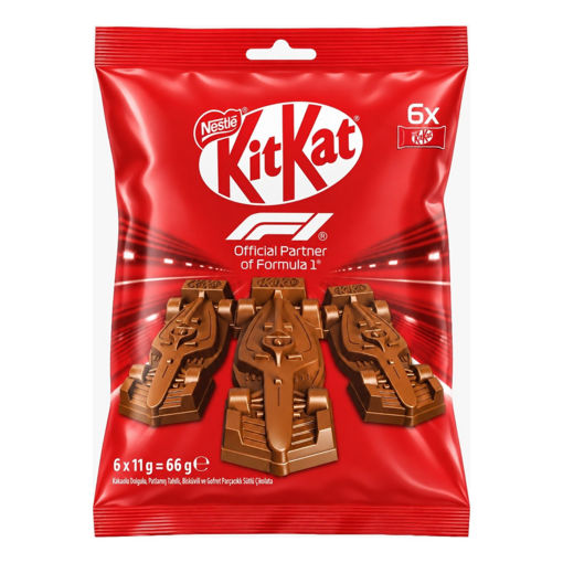 Nestle Kitkat F1 Araba Ikon Paket 6 x 11 Gr nin resmi