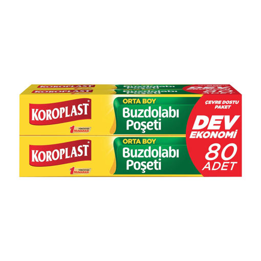 Koroplast Buzdolabı Poşeti Orta Boy Dev Ekonomi 80'li nin resmi
