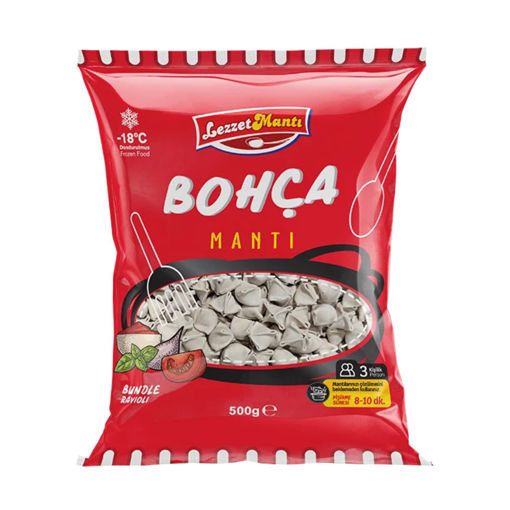 Lezzet Mantı Bohça Mantı 500 Gr nin resmi