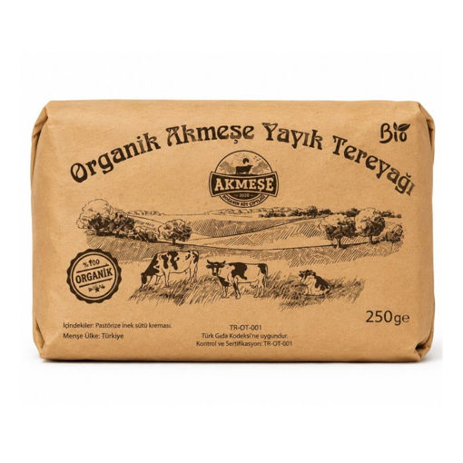 Akmeşe Organik Yayık Tereyağ 250 Gr nin resmi