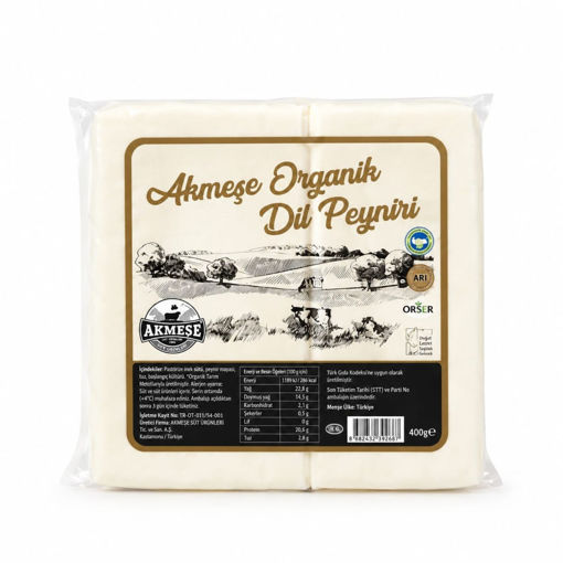 Akmeşe Organik Dil Peyniri 300 Gr nin resmi