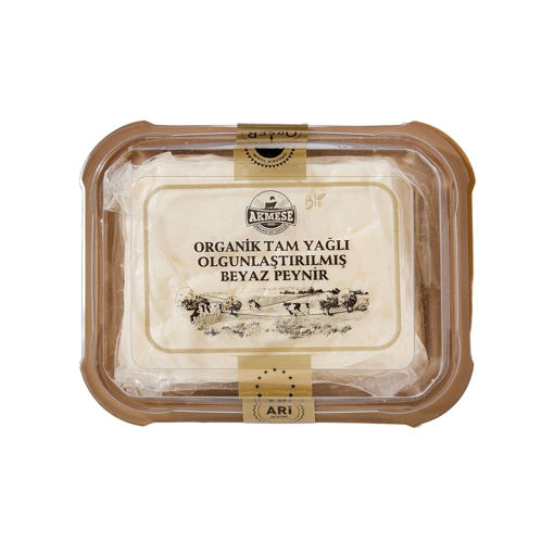 Akmeşe Organik Tam Yağlı Olgunlaştırılmış Beyaz Peynir 350 Gr nin resmi