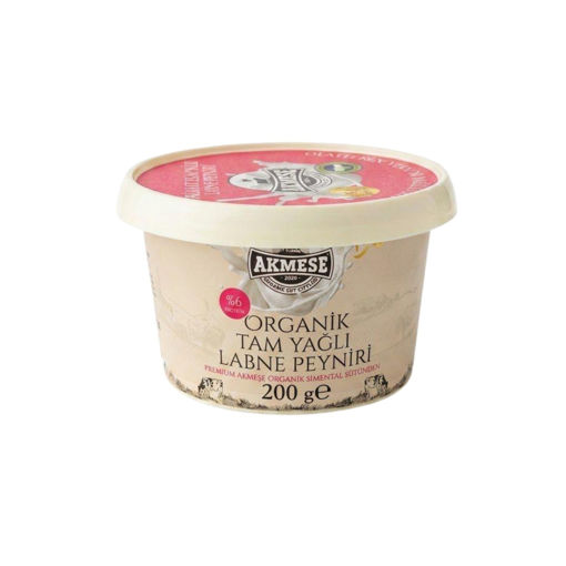 Akmeşe Organik Tam Yağlı Labne Peyniri 200 Gr nin resmi