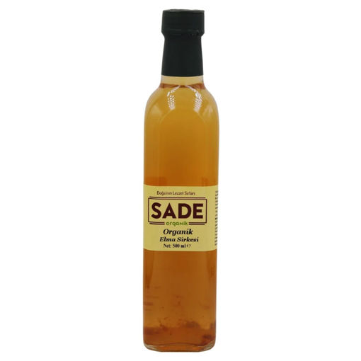 Sade Organik Elma Sirkesi 500 Ml nin resmi