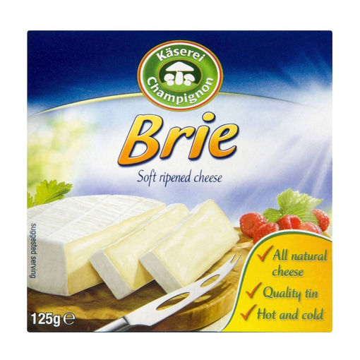 Kaserei Champignon Brie Petit Peyniri 125 Gr nin resmi