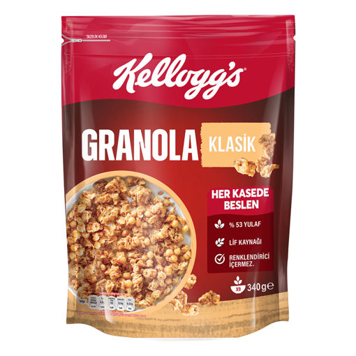 Kellogg's Granola Klasik 340 Gr nin resmi