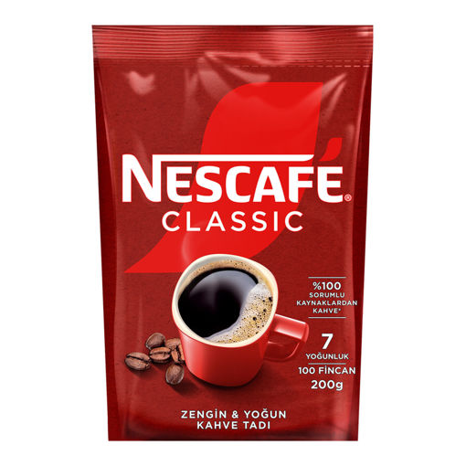 Nescafe Classic Ekonomik Paket 200 G nin resmi