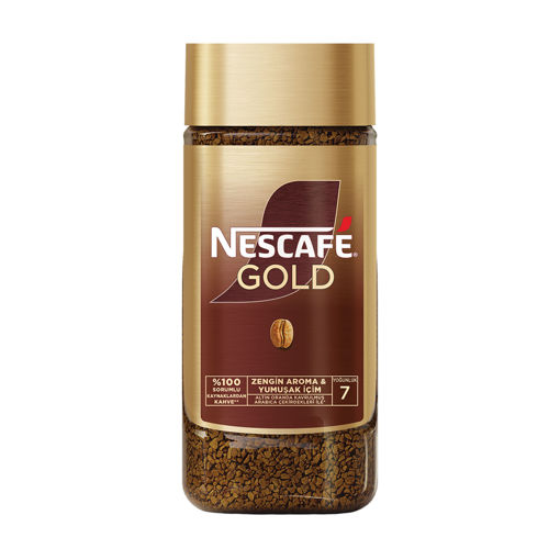 Nescafe Gold Kavanoz 200 Gr nin resmi