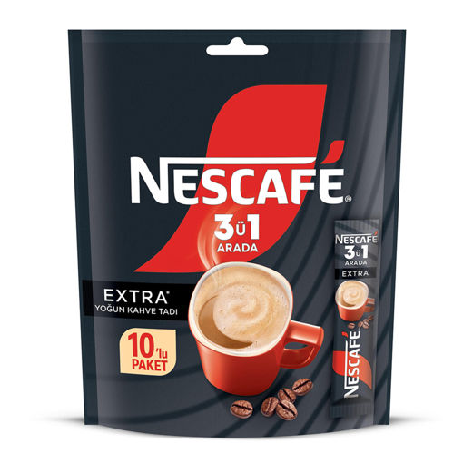 Nescafe 3ü1 Arada Extra Paket 10 x 16.5 Gr nin resmi
