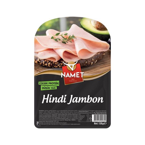 Namet Hindi Etli Jambon 130 Gr nin resmi